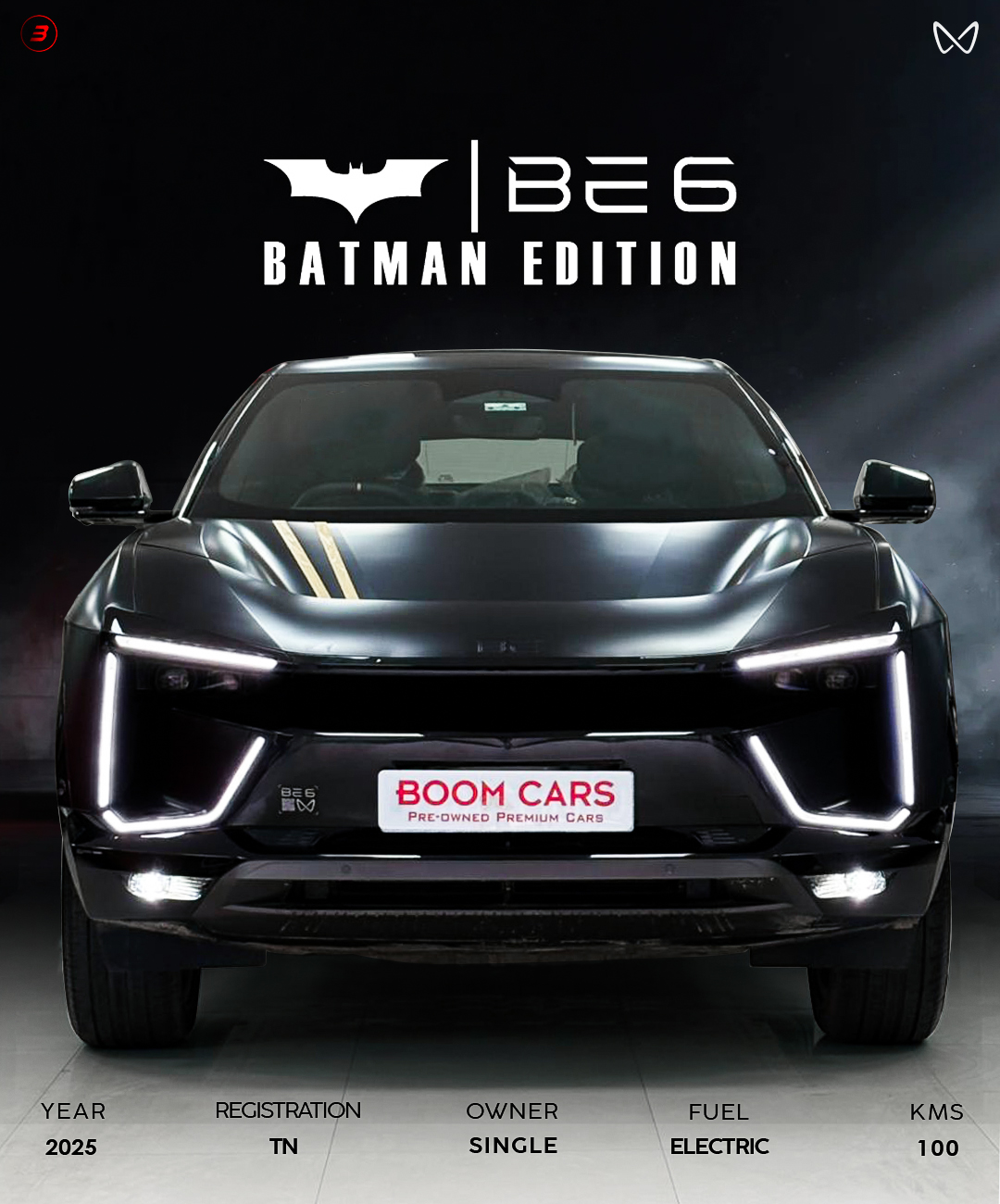 MAHINDRA BE 6 BATMAN EDITION